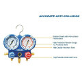 Igeelee Pressure Guage Vmg-2-R22-B Aluminum Alloy Pressure Gauge with Hand-Crarry Plastic Case Ce Approved, 3 PCS Charging Hoses for R22& R134